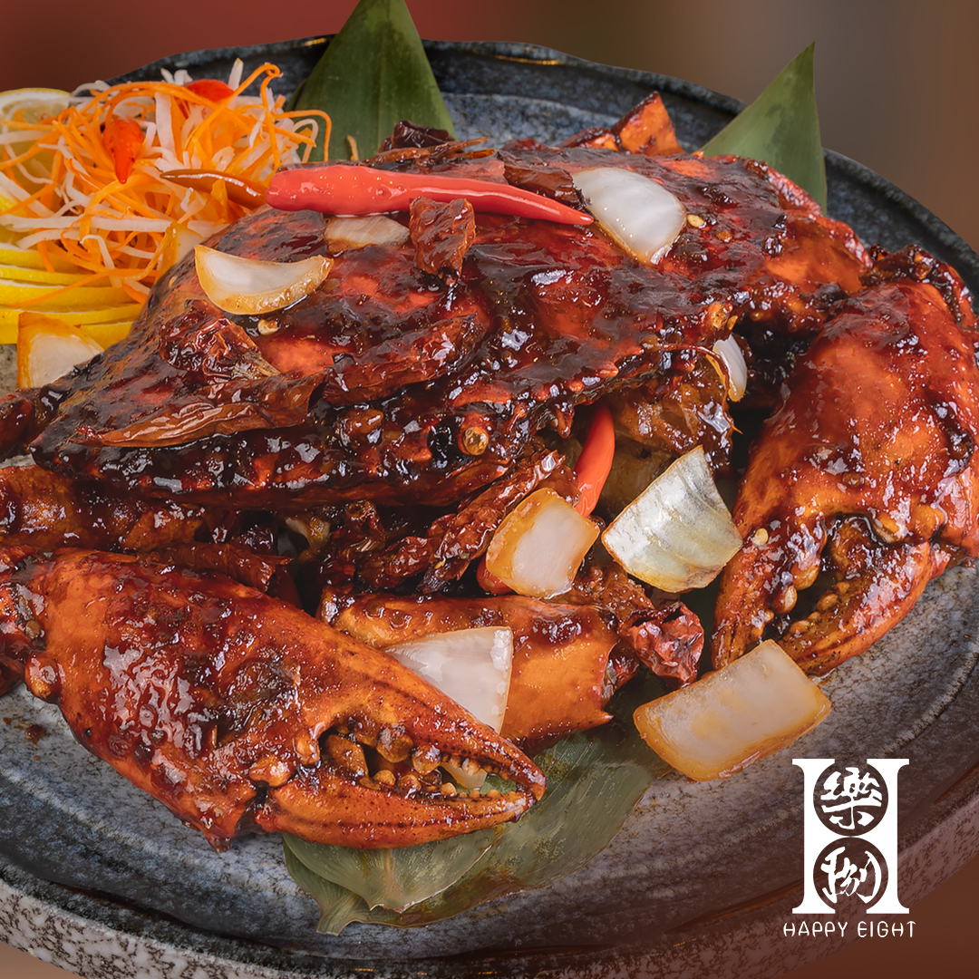 HAPPY 8 Wok Fried Live Crab Szechuan Style