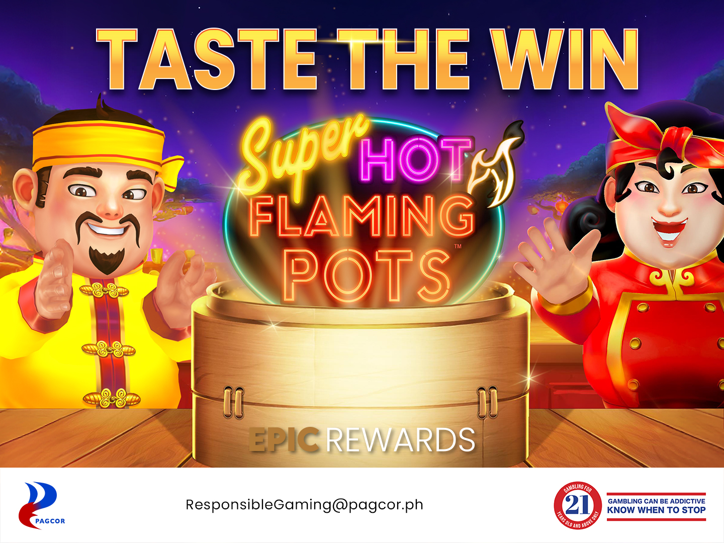 SUPER HOT FLAMING POTS