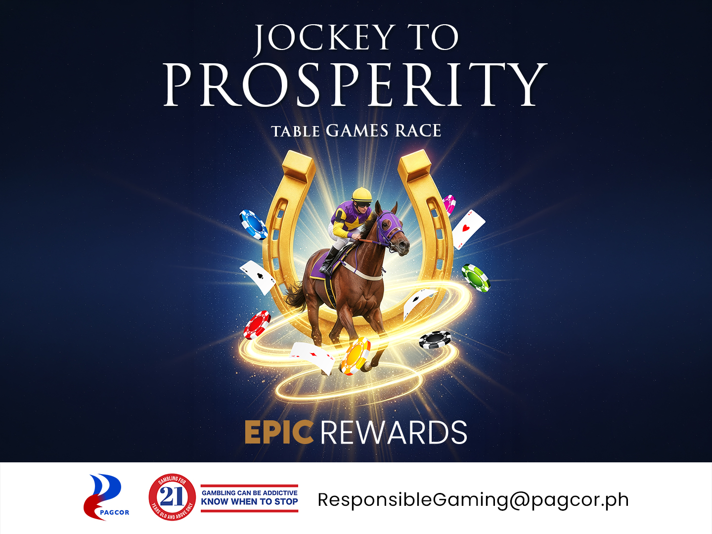 JOCKEY TO PROSPERITY TABLE GAMES RACE
