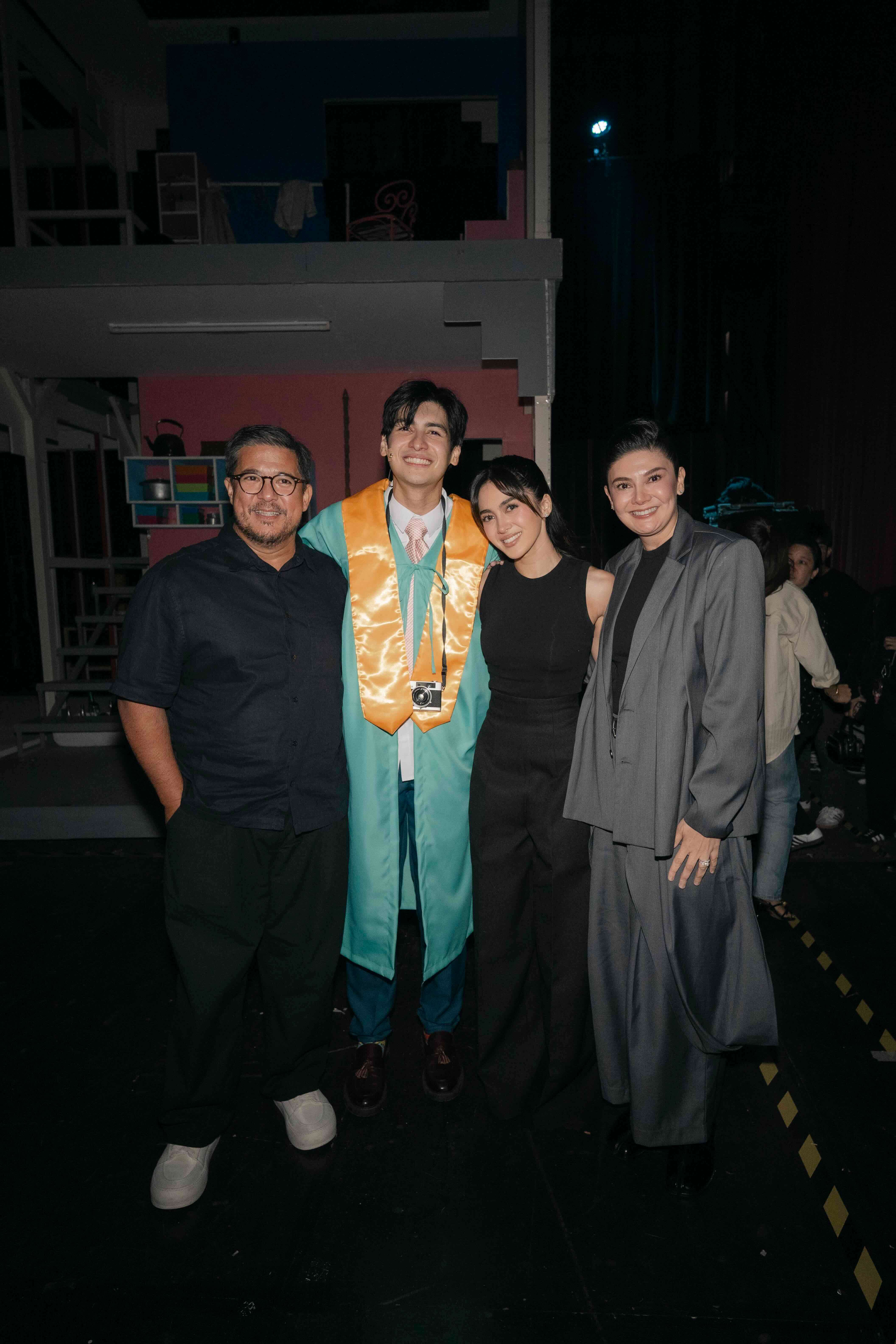 All out support for Adie. The Muhlach family watched the opening of Bagets The Musical at Newport World Resorts