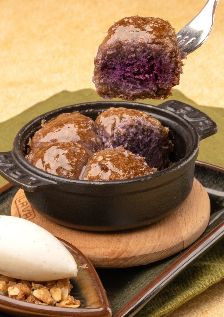 Purple Velvet Tipsy Cake at Silk Road, Newport World Resorts
