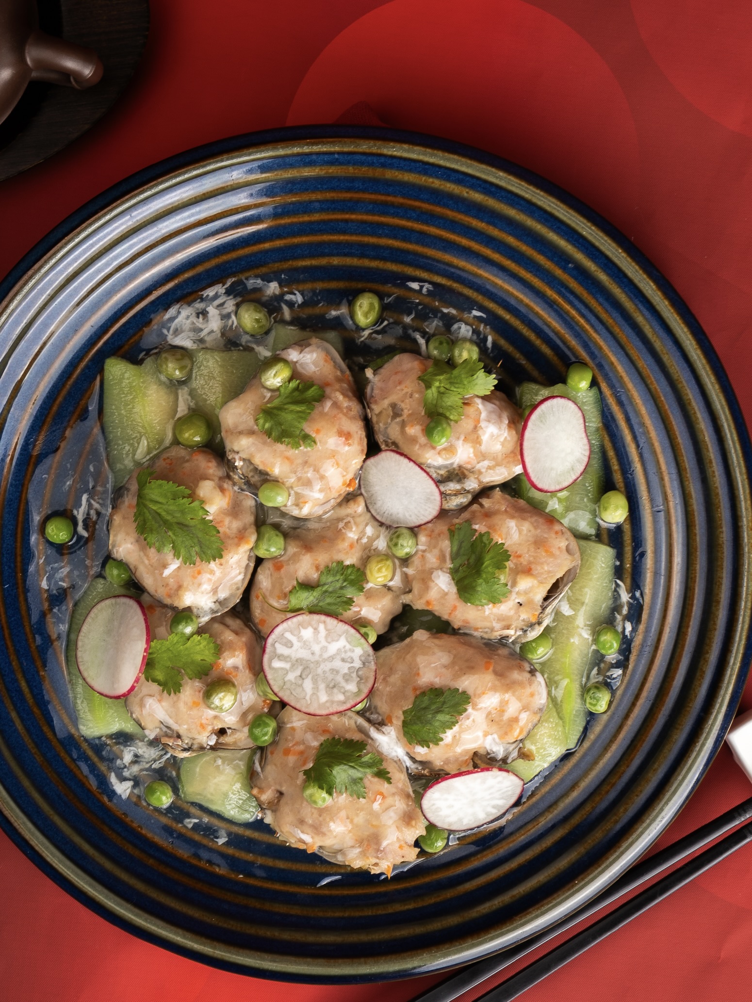 Steamed Clams with Shrimp Paste and Patola at Victoria Harbour Cafe, Newport World Resorts