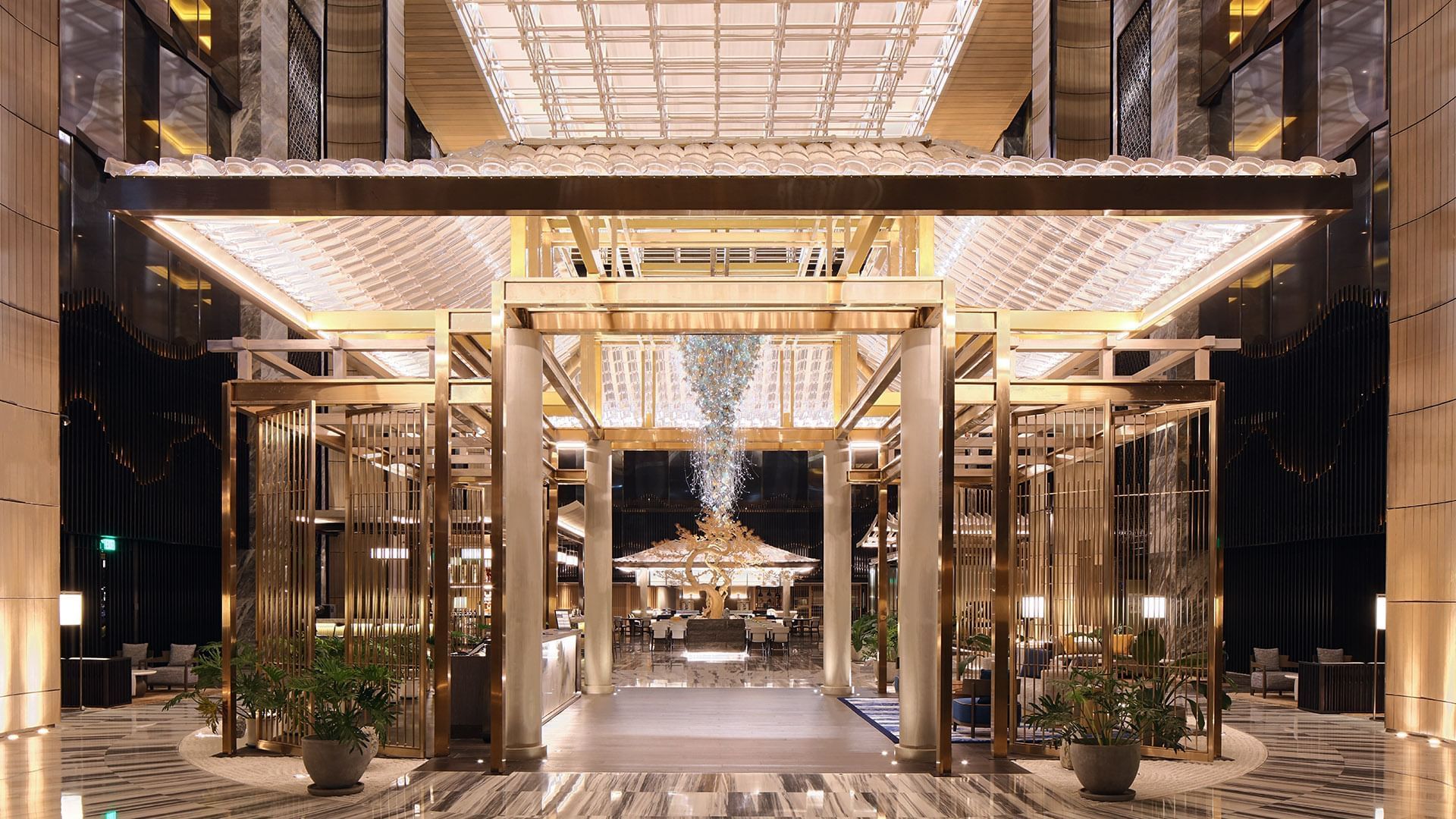 Hotel Okura Manila reception hall