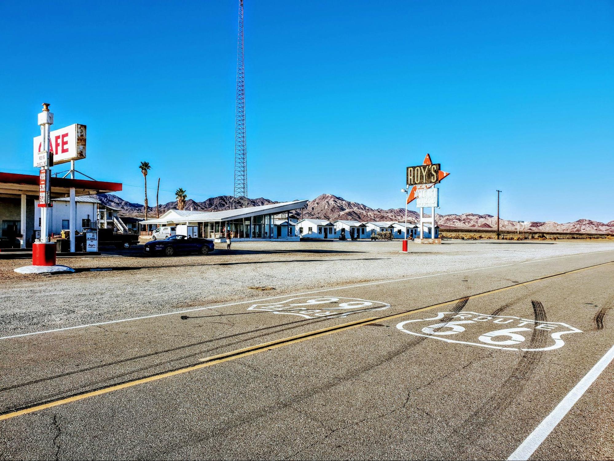 Motel across the street