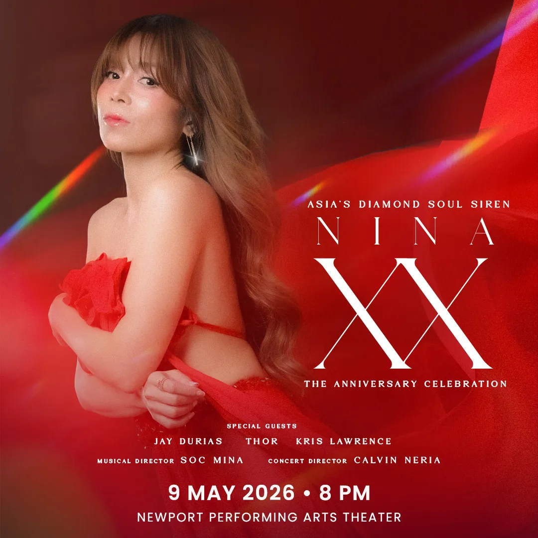 Asia’s Diamond Soul Siren NINA marks 20 phenomenal years in music with NINA XX – a special concert celebrating her iconic, era-defining album Nina Live!