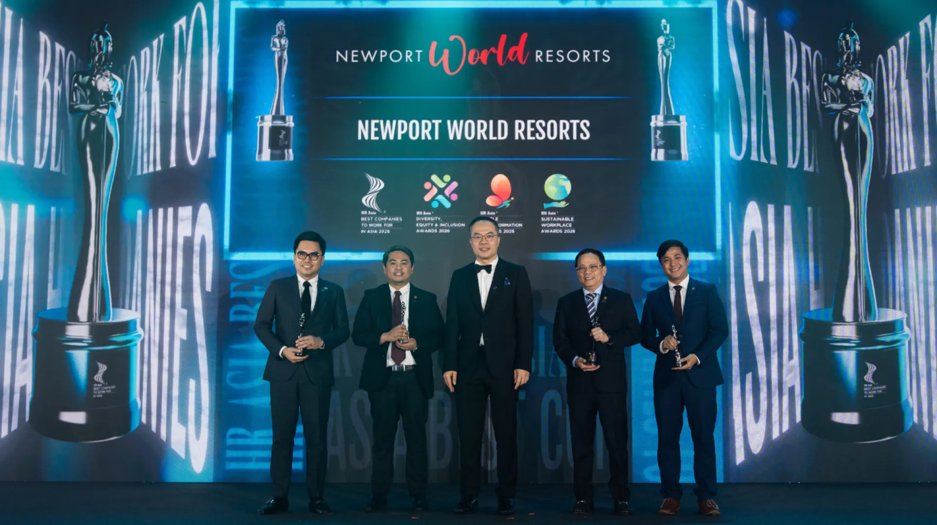 Newport World Resorts is first Philippine integrated resort to win HR Asia Best Companies to Work for in Asia