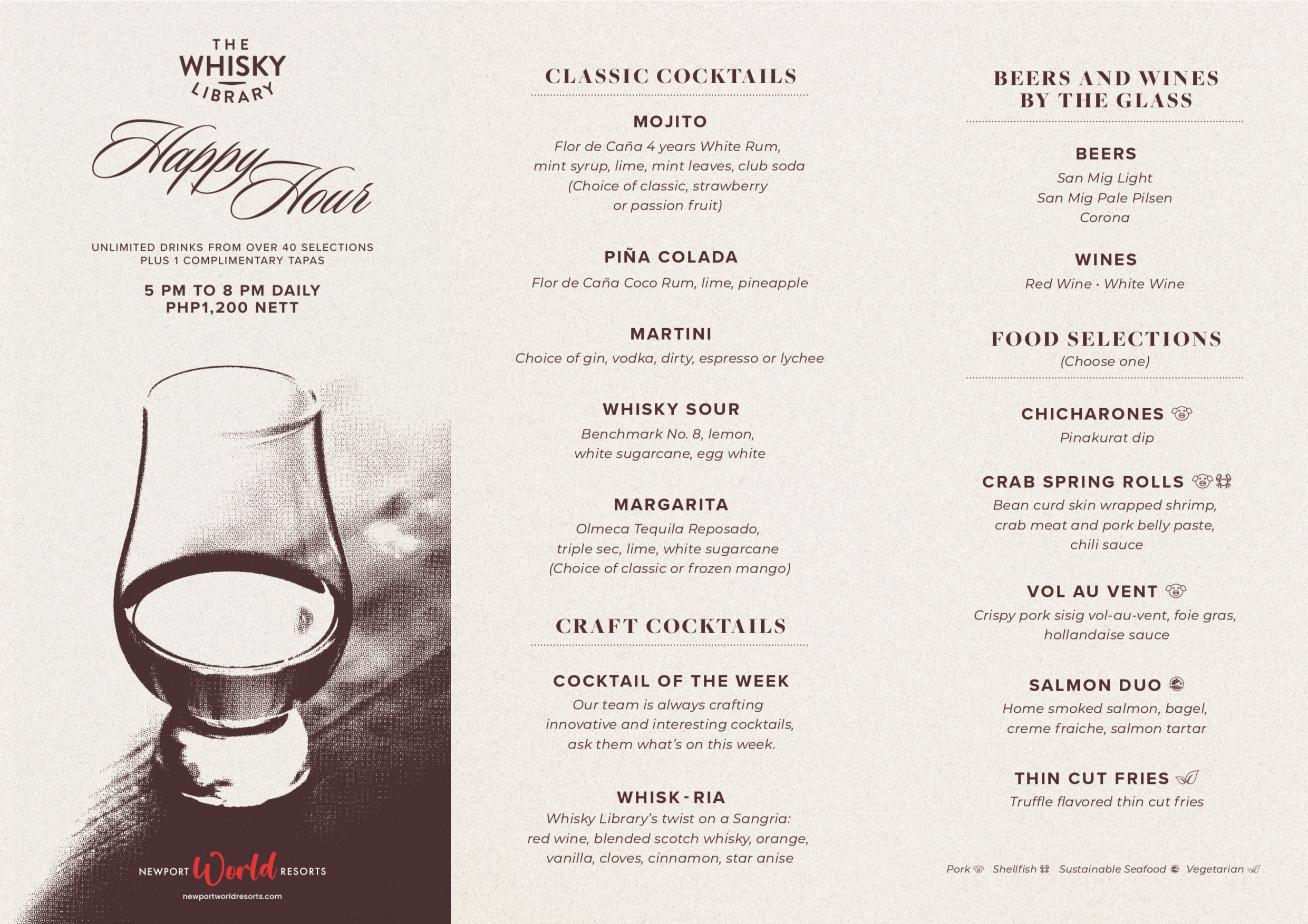 Happy Hour Menu